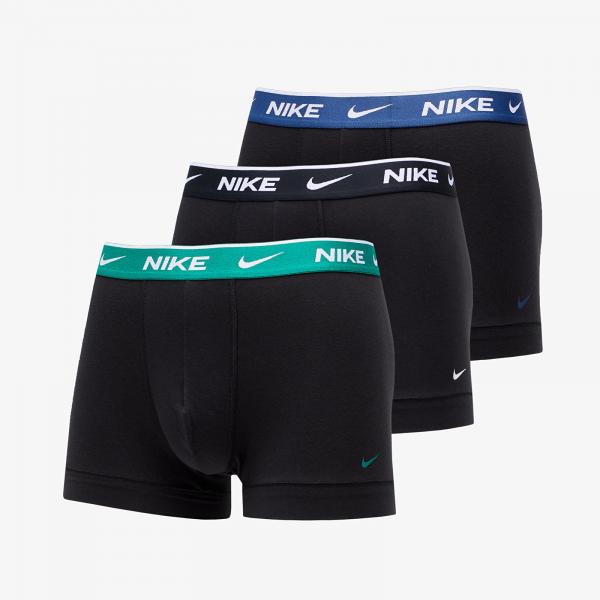 Nike Everyday Cotton Stretch Trunk 3-Pack Black/ Mystic Navy/ Malac/ Black