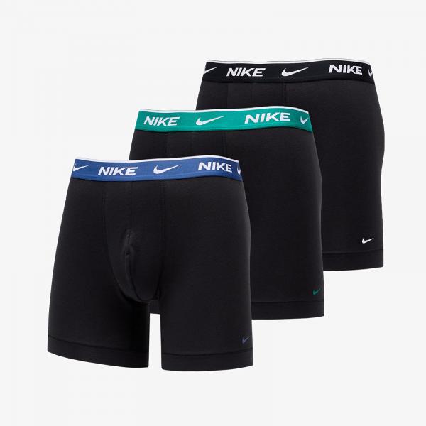 Nike Everyday Cotton Stretch Boxer Brief 3-Pack Black/ Mystic Navy/ Malac/ Black