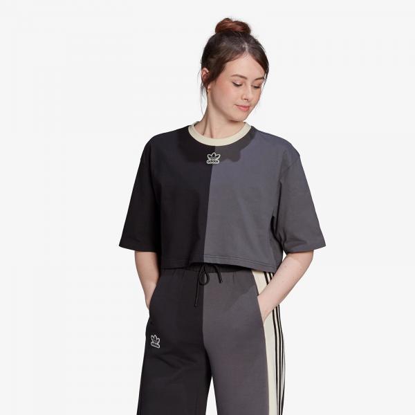 adidas Cropped Tee Black