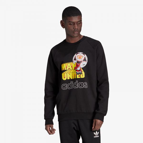adidas Manchester United Gr Crew Black