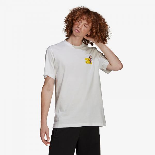 adidas Manchester United Graphic Tee White