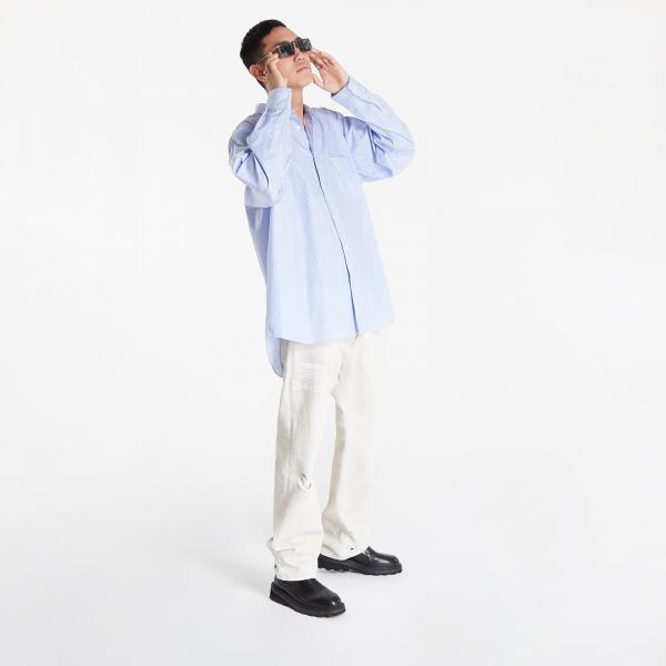 Košile Comme des Garçons SHIRT Stripes Cotton Shirt Blue L