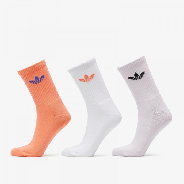 adidas Mid Cut Sock 3-Pack Mauve/ Semi Coral/ White
