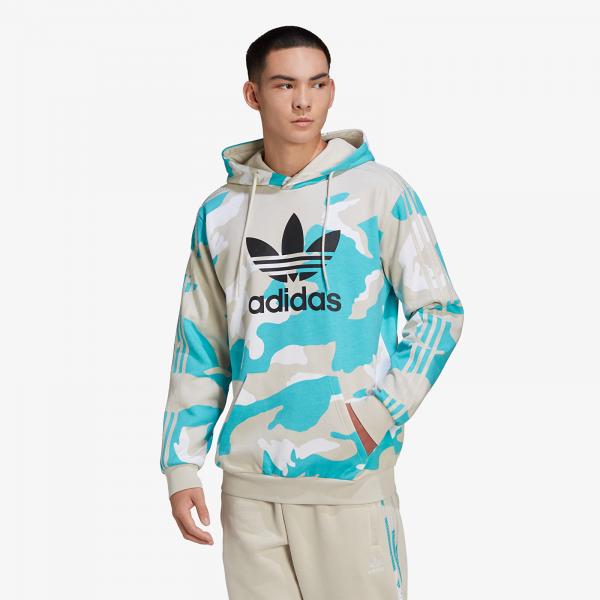 adidas Originals Hoodie Originals Graphics Camo Turquoise/ Beige
