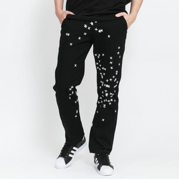PLEASURES Vomit Printed Trousers Blk