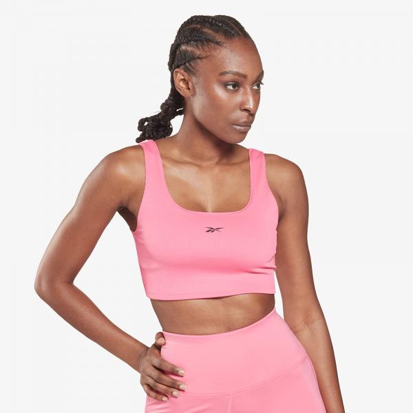 Reebok WOR Rib Bralette Pink