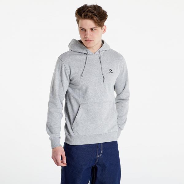Converse Embroidered Star Chevron Hoodie Grey Heather