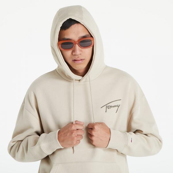 Tommy Jeans Signature Hoodie Savannah Sand