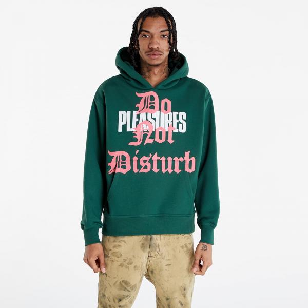 PLEASURES Do Not Disturb Hoodie Green