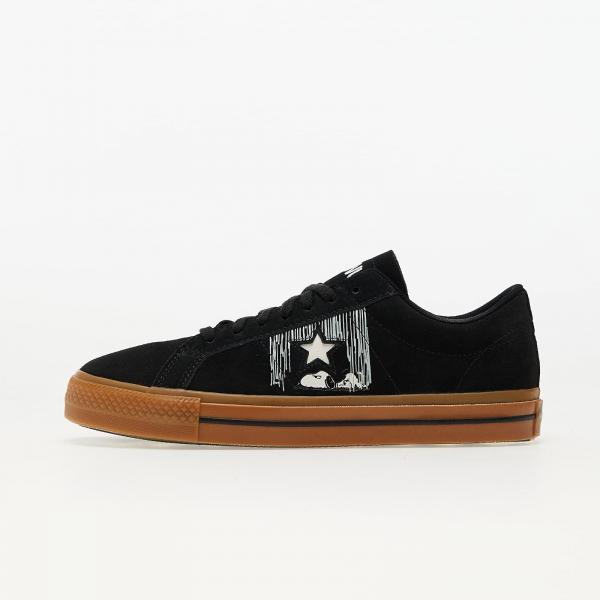 Converse x Peanuts One Star Black/ Egret/ Gum Honey