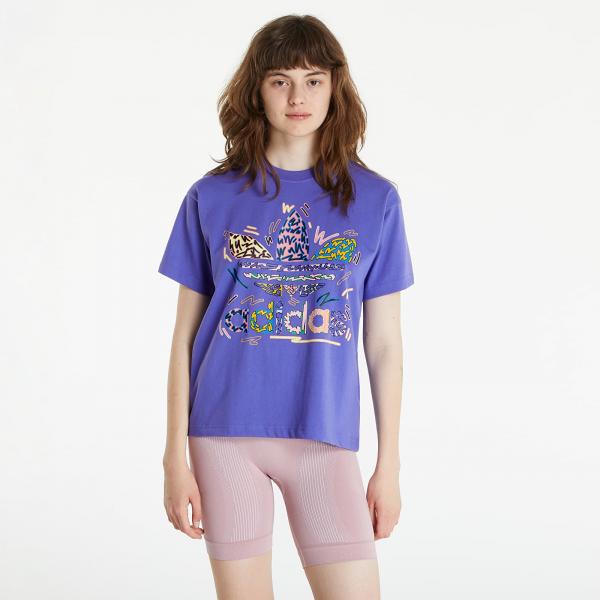 adidas Love Unites Trefoil T- Shirt Purple