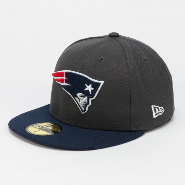 New Era 59Fifty NFL OTC New England Patriots Dark Gray/ Navy