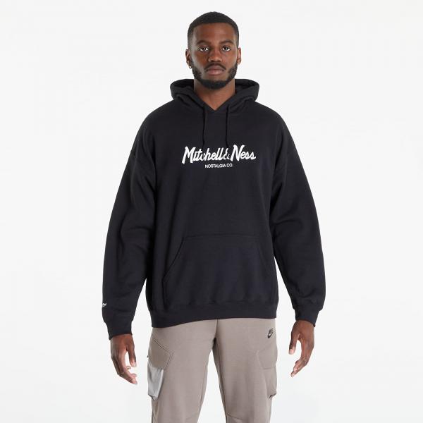 Mitchell & Ness Pinscript Hoody Black