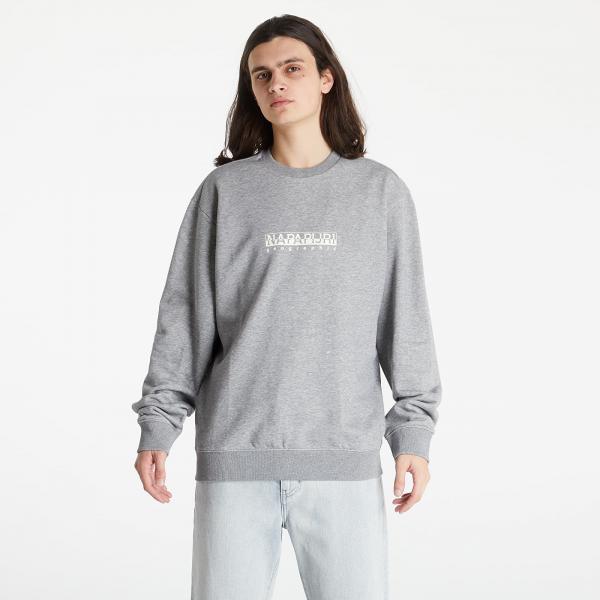NAPAPIJRI Box Logo Crewneck Gray