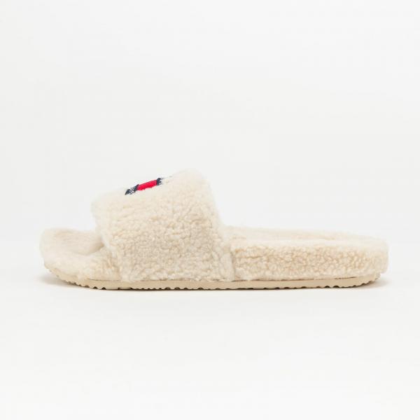 TOMMY JEANS Flag Pool Slide Smooth Stone