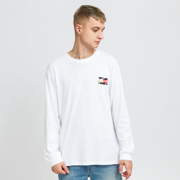 TOMMY JEANS M Vintage Circular LS Tee White