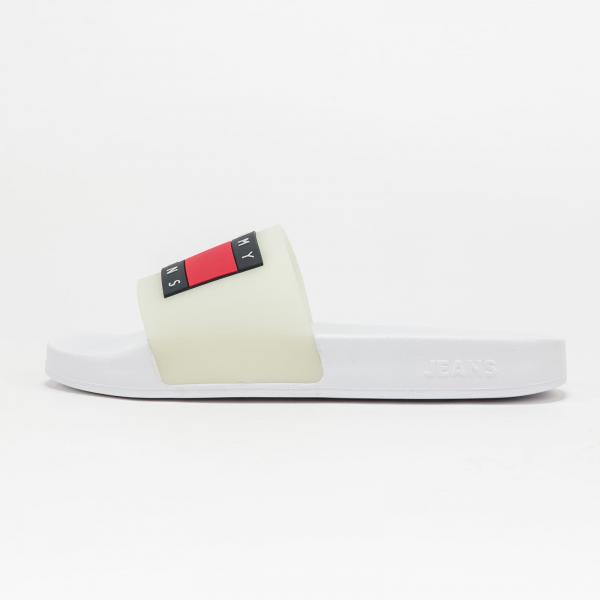 TOMMY JEANS W Glow In The Dark Pool Slide White