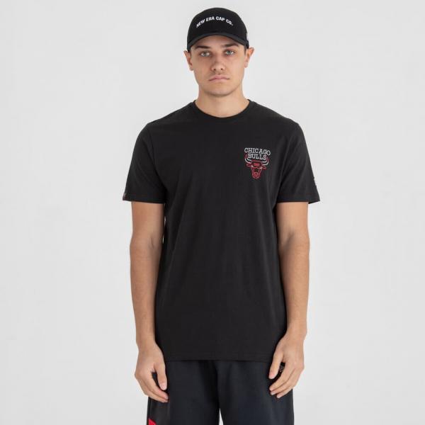 New Era NBA Neon Graphic Tee Chicago Bulls Black