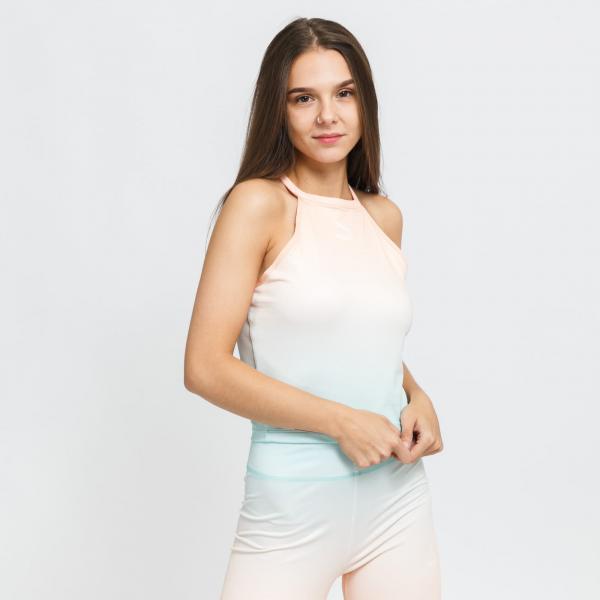 Puma Gloaming AOP Bra Top Orange/ Green