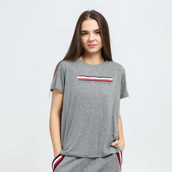 Tričko Tommy Hilfiger Seacell Tee SS Melange Gray XS