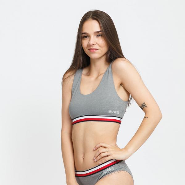 Tommy Hilfiger Bralette Melange Gray