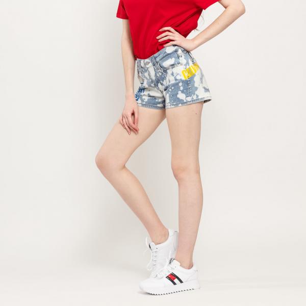 Šortky CALVIN KLEIN JEANS W Mid Rise Short Da128 Bleached Grafitti 26