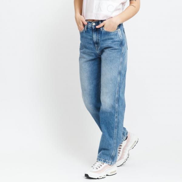 CALVIN KLEIN JEANS W High Rise Straight Denim Light
