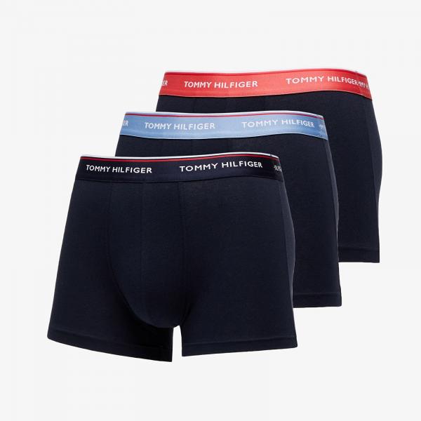 Tommy Hilfiger Premium Essentials 3 Pack Wb Trunks Des Sky/Colorado Blu/Frosted Cran