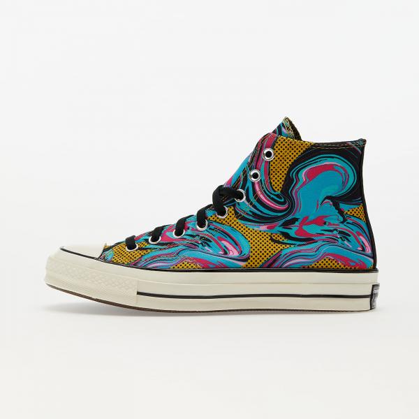 Converse Chuck 70 Marbled Goldtone/ Egret/ Washed Teal