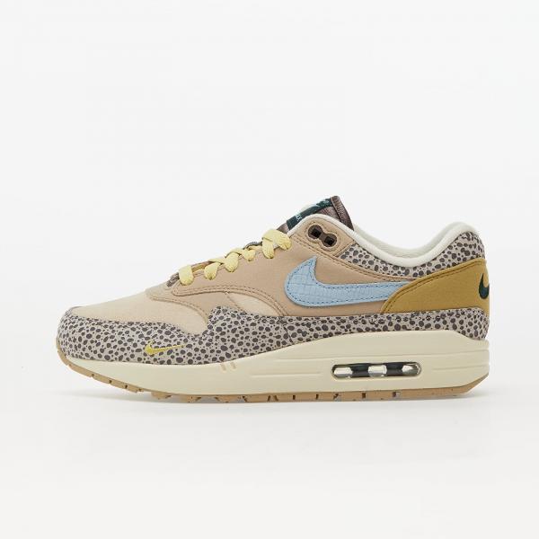 Nike Wmns Air Max 1 "Safari" Cobblestone/ Worn Blue-Limestone