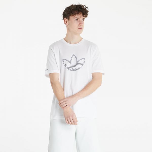 adidas Originals Outline Logo T White