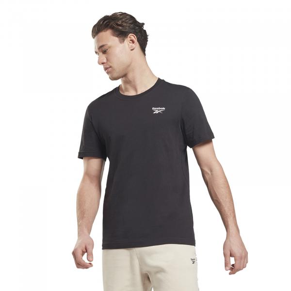 Reebok Left Chest Logo Tee Black