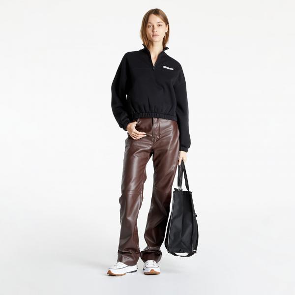 Calvin Klein Jeans Micro Flock Half Zip Ck Black