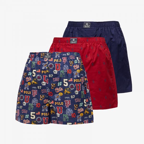 Ralph Lauren Polo Classic Cotton Open Boxer 3-Pack Multicolor