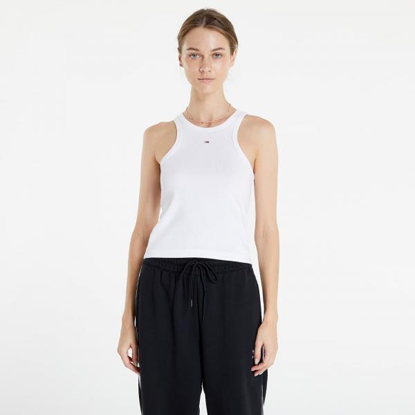 Tommy Jeans Feminine Rib Tank Top White