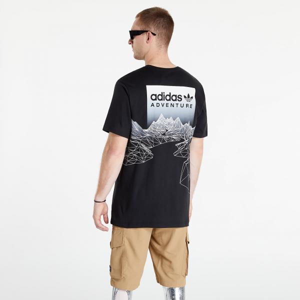 adidas Adventure Mountain Back T-Shirt Black