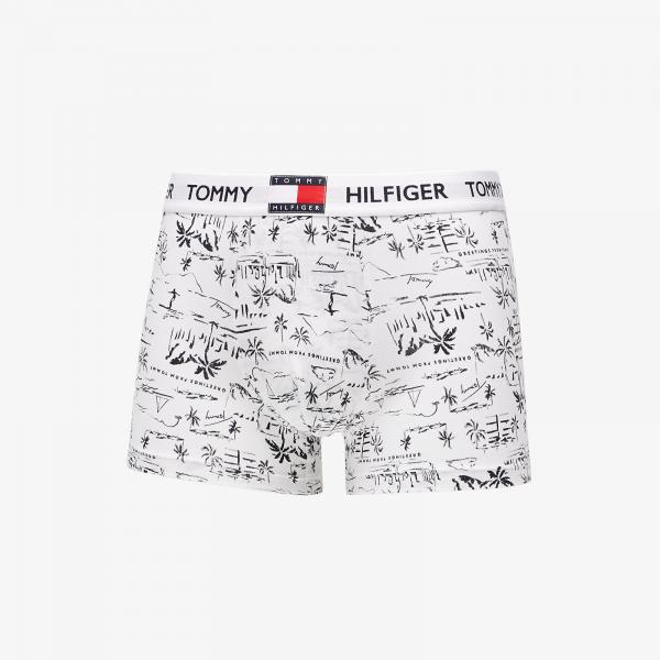 Tommy Hilfiger 85 Ctn Trunks Print Greetings White