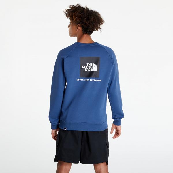The North Face M Raglan Redbox Crew Shady Blue
