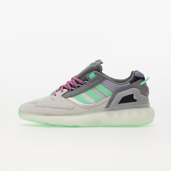 adidas ZX 5K BOOST Grey Three/ Beam Grey/ Semi Purple Lime