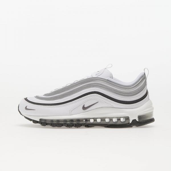 Nike Air Max 97 White/ Mtlc Dark Grey-Metallic Silver