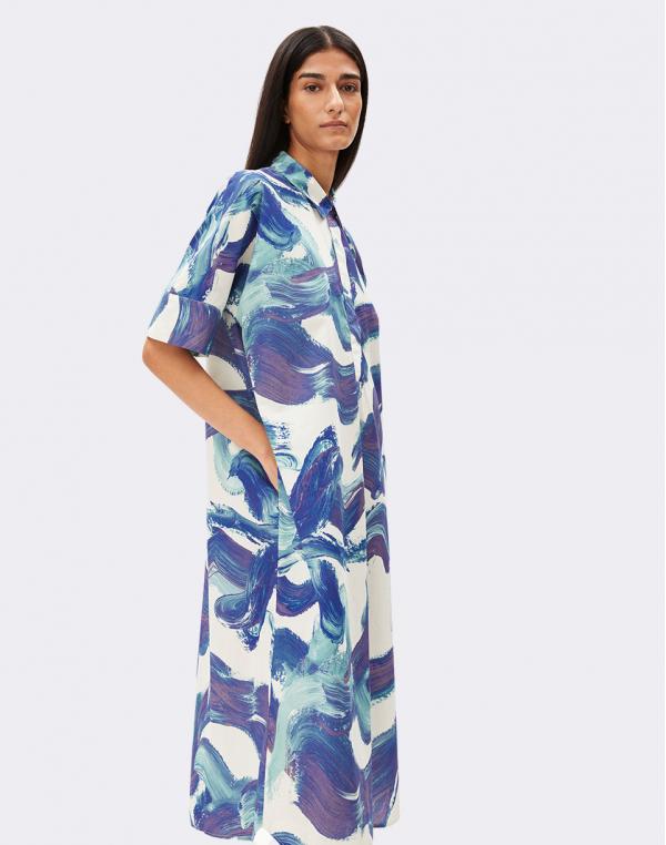 Armedangels Benkaa Brush Strokes off white XS