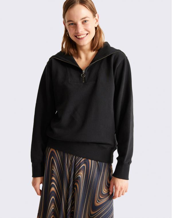 Thinking MU Black Rebeca Sweatshirt BLACK XS