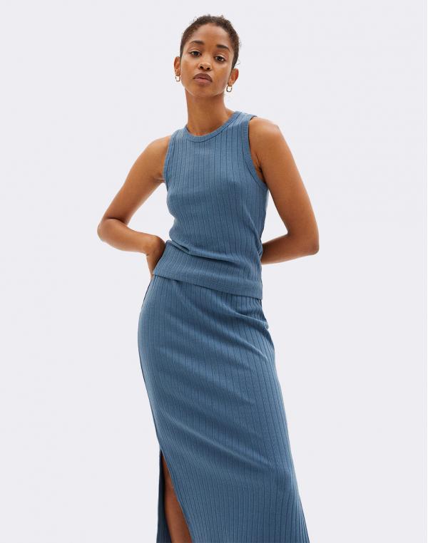 Thinking MU Blue Trash Turkana Top BLUE M