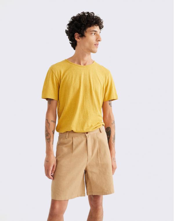 Thinking MU Camel Hemp Janga Shorts CAMEL M