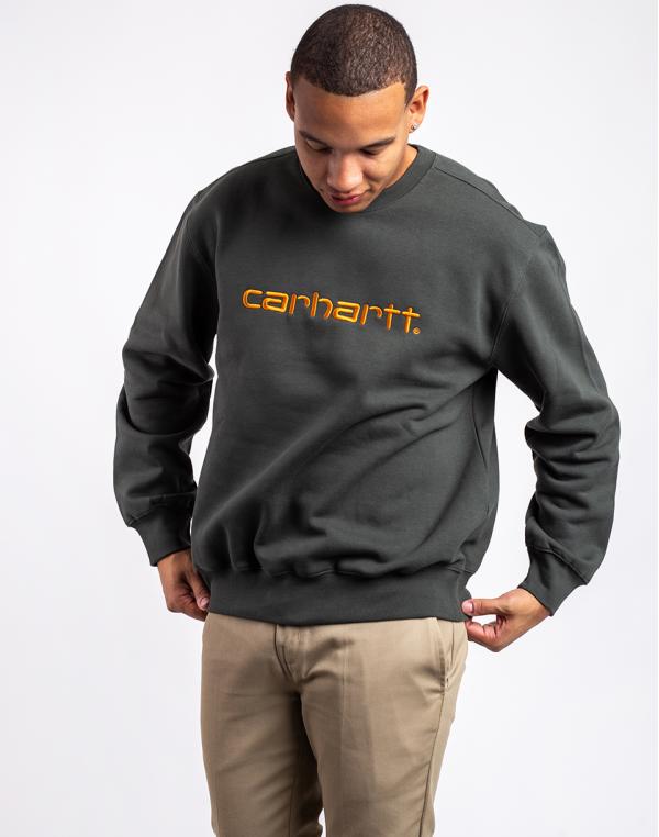 Carhartt WIP Carhartt Sweat Boxwood / Ochre S