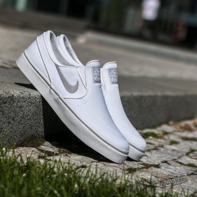Nike Zoom Stefan Janoski Slip Canavas White/ Wolf Grey-White