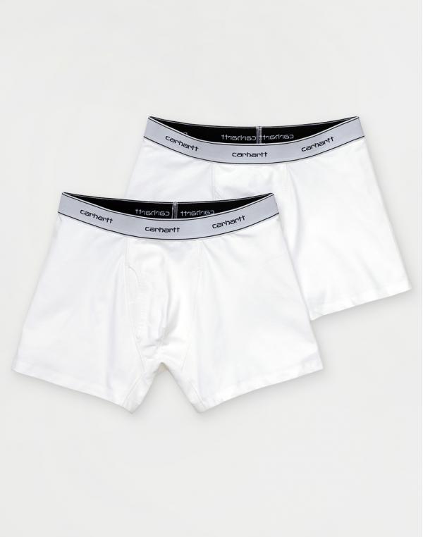 Carhartt WIP Cotton Trunks White + White M