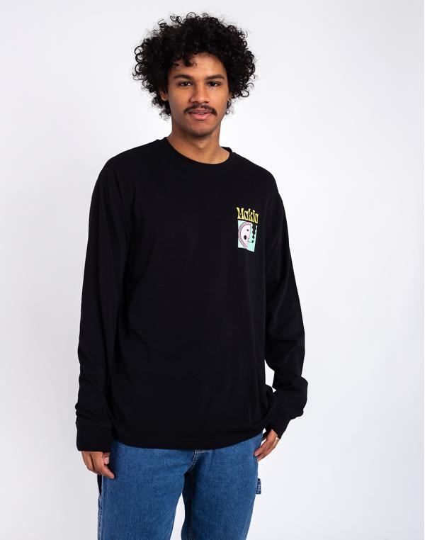 Tričko Makia Crescent Long Sleeve black