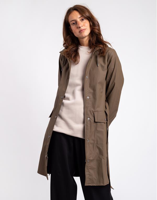 Rains Curve Jacket 66 Wood XS