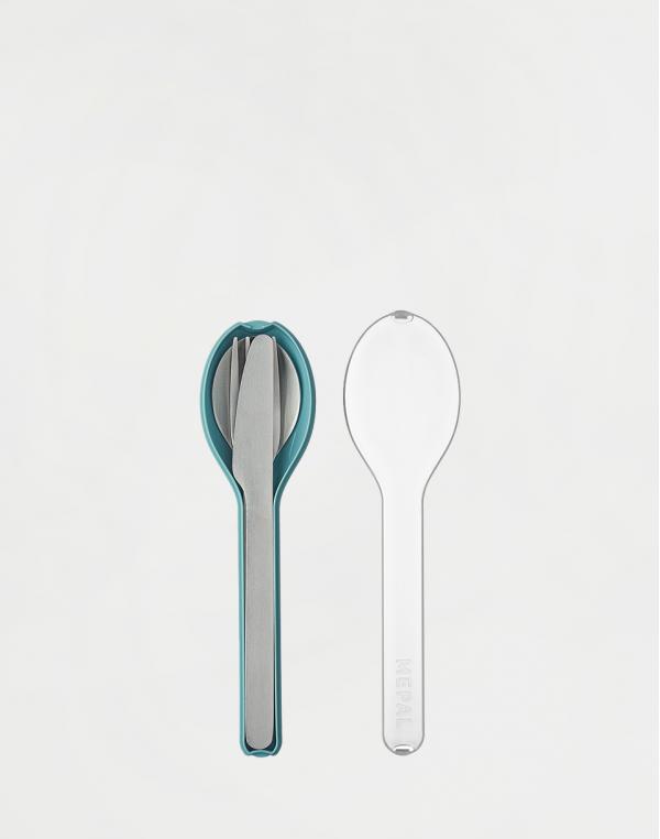Mepal Cutlery Set Ellipse 3 pcs Nordic Green